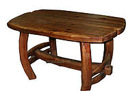 Деревянный стол под старину Сказка сосна брашированная