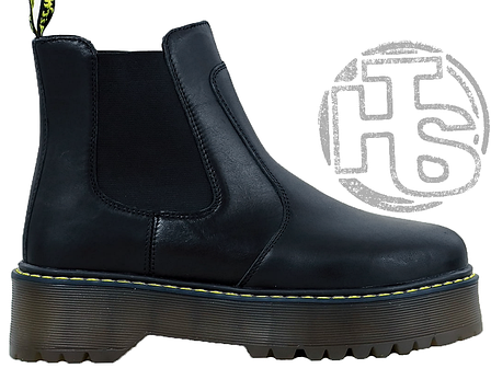 Жіночі черевики Dr.Martens 2976 Platform Leather Chelsea Boots Black 24687001, фото 1