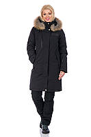 Жіноча зимова парка Running River, Чорний