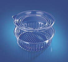 Одноразовий контейнер для десертів 500мл 133 мм h 6см 1000шт SL807 SL808РК