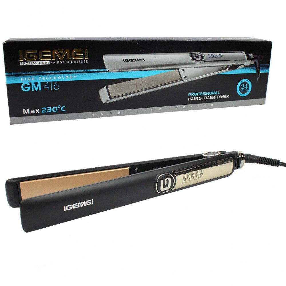 Плойка стайлер для вирівнювання волосся Gemei GM-416