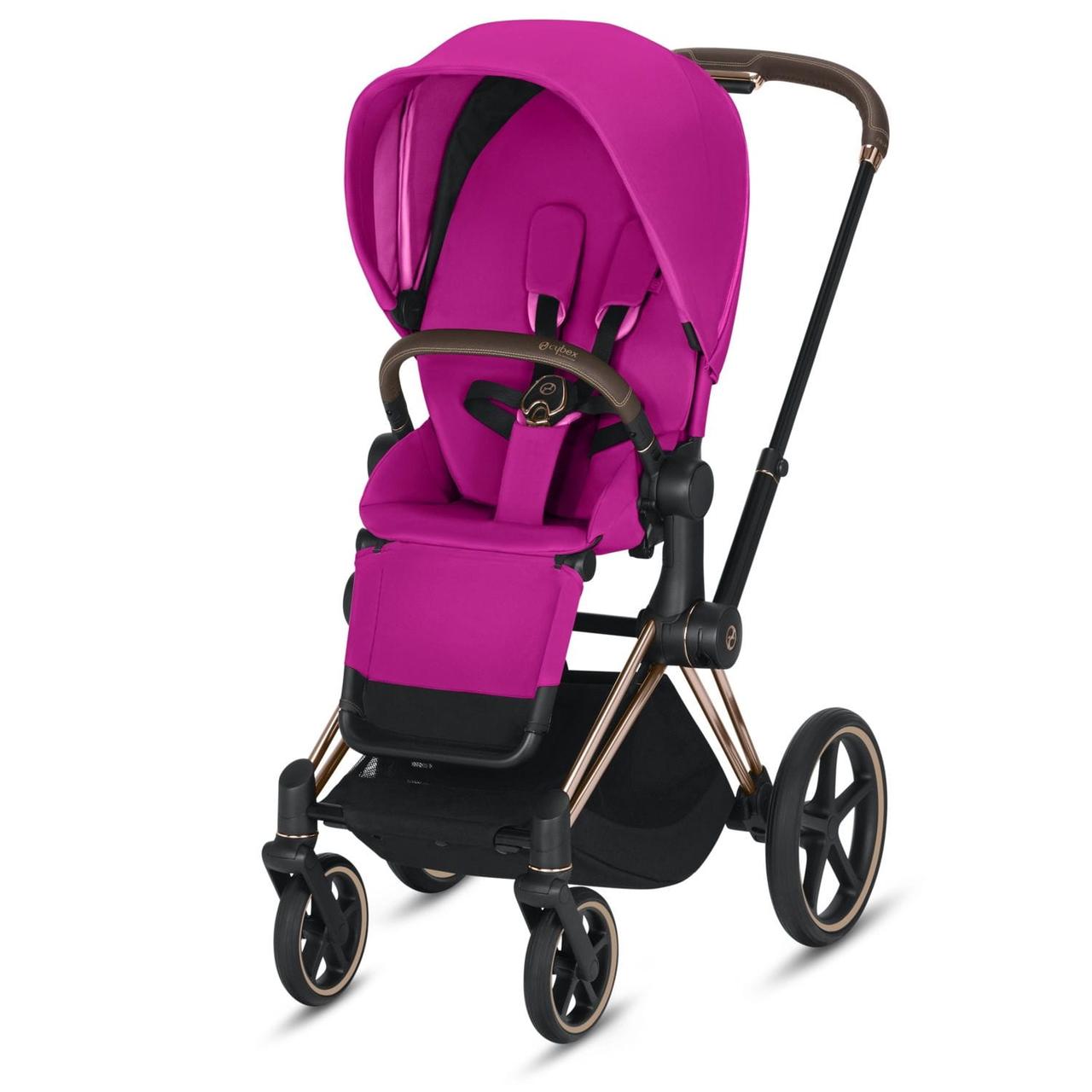 Cybex — Прогулянкова коляска Priam 3, Fancy Pink / Rosegold