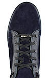 Акція сині замшеві черевики кросівки кеди зимове чоловіче взуття на хутрі Rosso Avangard Original Blu Vel, фото 8
