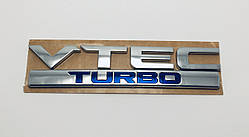 Емблема напис багажника Honda Vtec Turbo