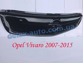 Зимова накладка на решітку глянець на Opel Vivaro 2001-2007 рр.