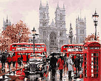 Картина по номерам Brushme 40х50 Дождливый Лондон (GX8088)