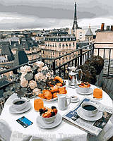 Картина по номерам Brushme 40х50 Бизнес завтрак в Париже (GX27963)