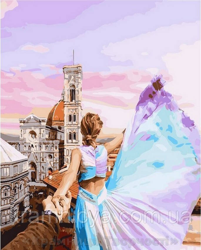 Картина за номерами Brushme 40х50 Йди за мною. Флоренція (GX24881)