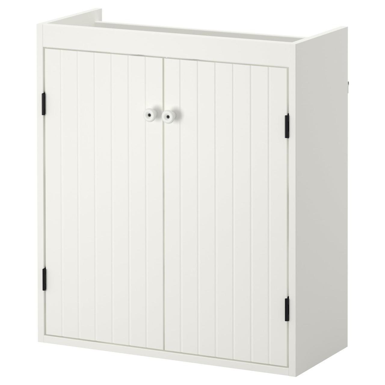IKEA SILVERAN Шафа для раковини з дверцятами, білий (702.679.82)
