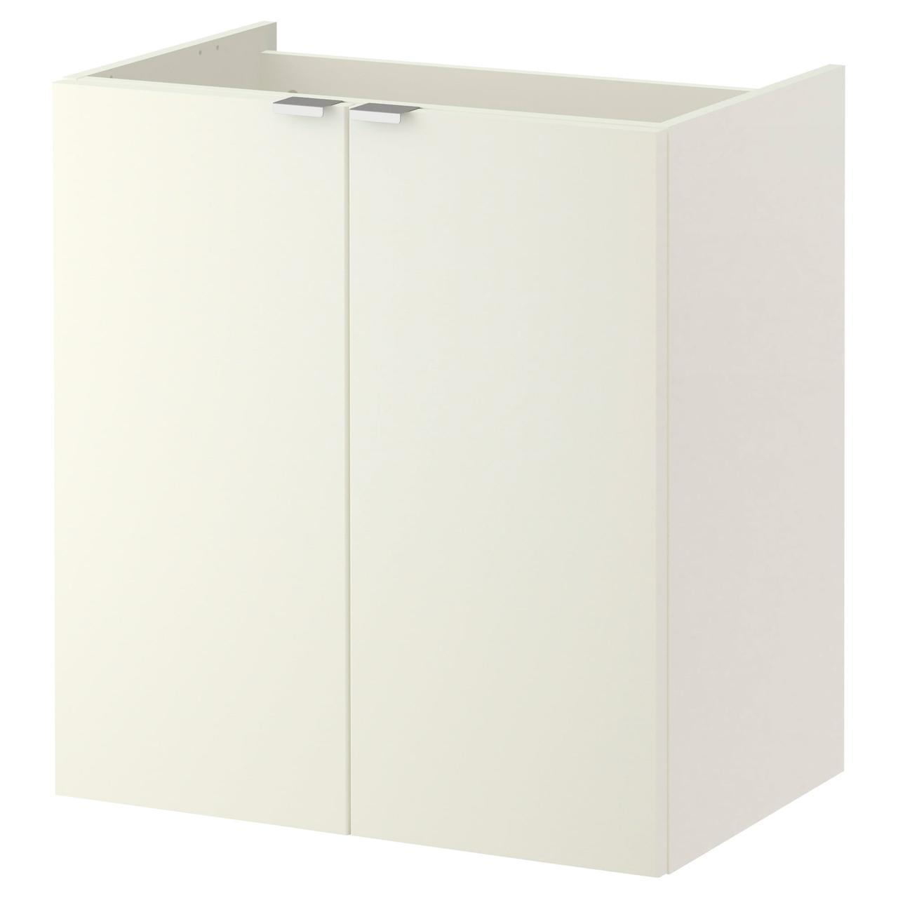 IKEA LILLANGEN Шафа для раковини з дверцятами, білий (502.051.55)