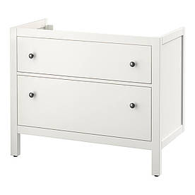 IKEA HEMNES Шафа під умивальник з раковиною, білий (902.176.65)