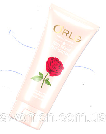 Пінка для вмивання ORLG Red Rose Plant Exstract з екстрактом троянди 200 g