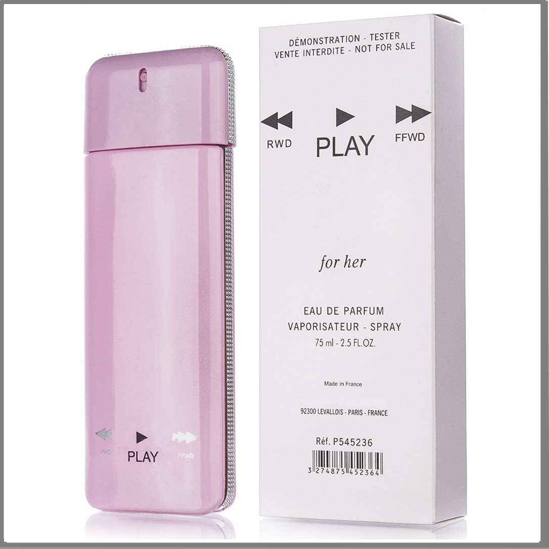 Тестер Play For Her парфумована вода 75 ml. (Тестер Жіночі Плей Фо Хер), фото 1