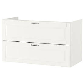 IKEA GODMORGON Шафа під умивальник з раковиною, Касжӧн білий (003.876.57)