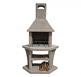 Вуличний камін-барбекю "Каїр" кутовий із великим столом, фото 6