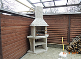 Вуличний камін-барбекю "Каїр" кутовий із великим столом, фото 9