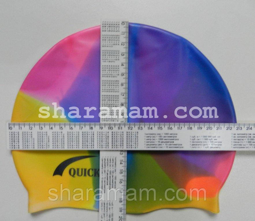 Шапочка для плавания, для взрослых (жёлтый, розовый, голубой, фиолетовый цвет) - фото 3 - id-p1062770864