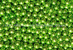 Декоративні перлини — Зелені Ø5 - 100 г