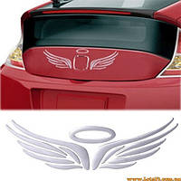Авто значок з крилами наклейка крила ангела на машину авто наклейки на кузов бампер скло двері капот крила багажник
