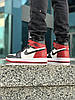 Кросівки Nike Air Jordan 1 Retro High OG Black Toe, фото 8