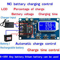 Модуль Управления зарядкой, Зарядка Аккумулятора Pb,LiFePO4,li-ion LCD 6-60V (XY-L10A)