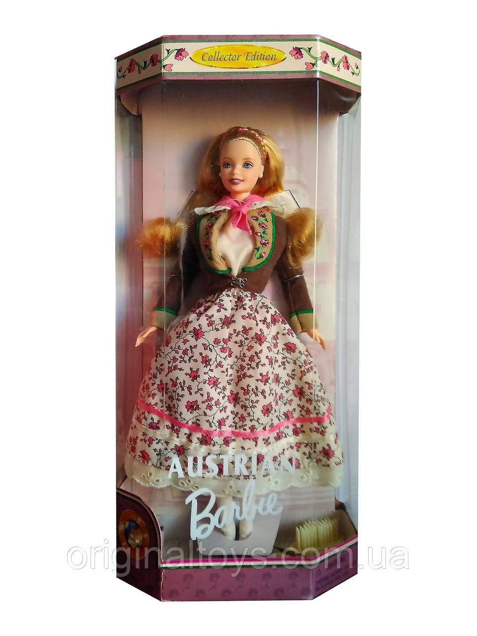 Колекційна лялька Барбі Австрія Ляльки світу Barbie Irish Dolls of the World 1998 Mattel 21553