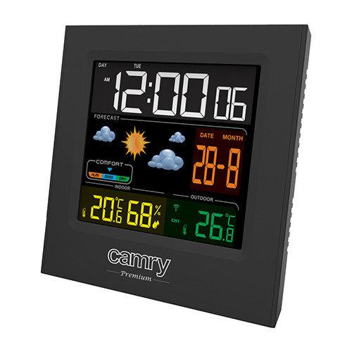 Годинник-метеостанція портативна Camry CR 1166, чорний