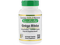 Ginkgo Biloba, California Gold Nutrition, гинкго билоба экстракт 120 мг, 180 капсул