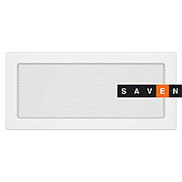 Вентиляционная решетка для камина SAVEN 17х37 белая