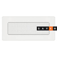 Вентиляционная решетка для камина SAVEN 11х24 белая