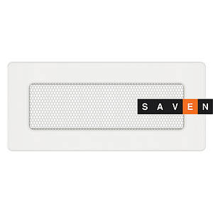 Вентиляційна решітка для каміна SAVEN 11х24 біла