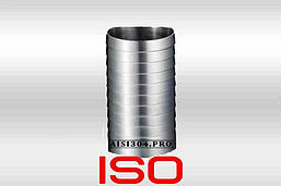Штуцер шланговий нержавіючий Dn 50 (60,3 мм) зварювання, ISO
