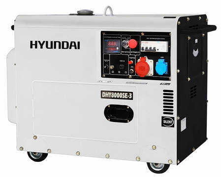 Генератор дизельний Hyundai DHY 8500SE-3, фото 2