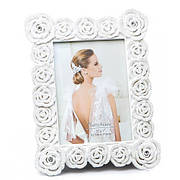 Рамка для фото Троянди білий стрази EL-030