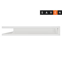 Вентиляційна решітка для каміна кутова ліва SAVEN Loft Angle 90х600х800 біла, фото 4