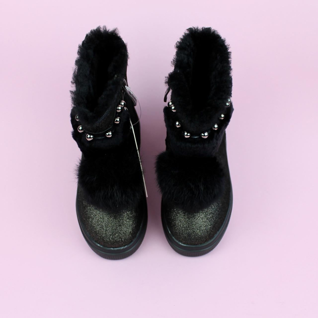 Зимние сапоги для девочки кожаные с натуральным мехом тм Bi&Ki размер 27 - фото 5 - id-p378763008
