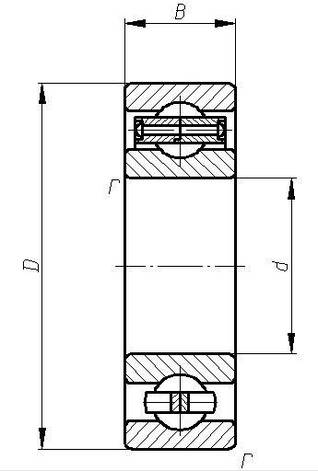 Підшипник 1000956Л (61956МА) BEL розміри 280*380*46, фото 2