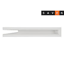 Вентиляційна решітка для каміна кутова ліва SAVEN Loft Angle 60х400х600 біла, фото 3