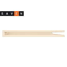 Вентиляційна решітка для каміна кутова права SAVEN Loft Angle 60х800х600 кремова, фото 3