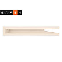 Вентиляційна решітка для каміна кутова права SAVEN Loft Angle 60х600х400 кремова, фото 3