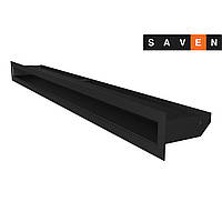 Вентиляционная решетка для камина SAVEN Loft 60х800 черная