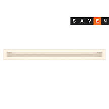 Вентиляційна решітка для каміна SAVEN Loft 60х600 кремова, фото 3