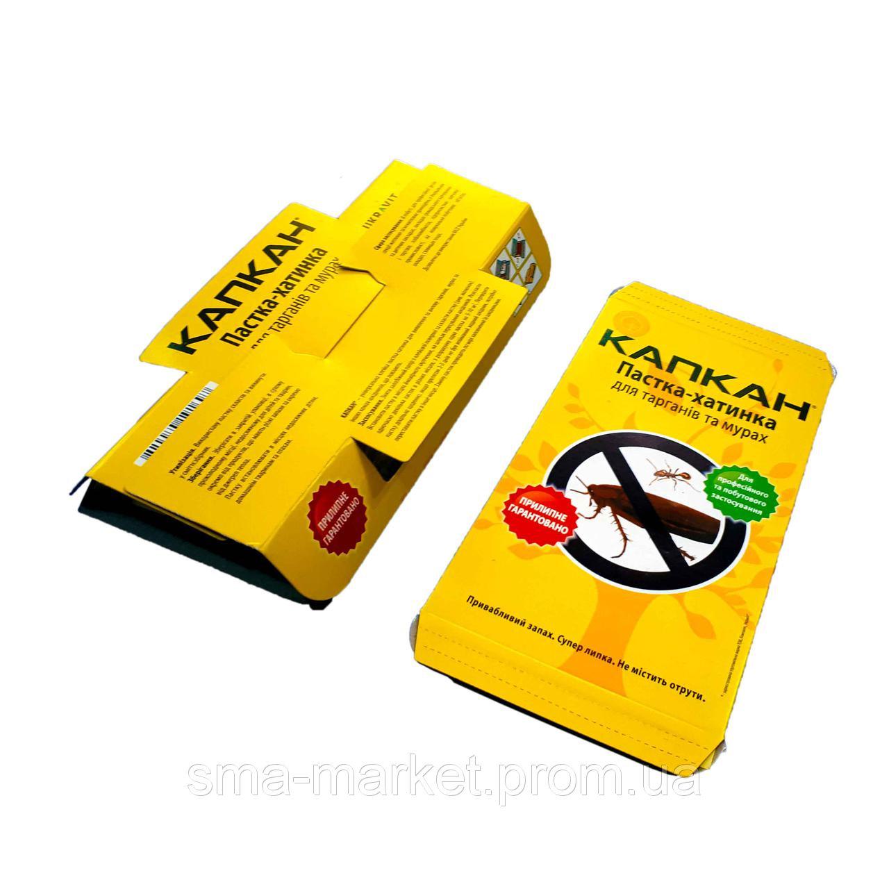 Клейова Пастка від тарганів, Пастка-Хатинка, фото 1