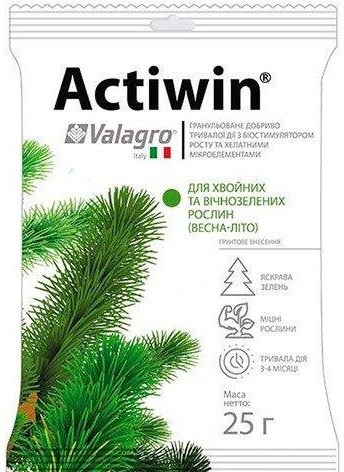 Добриво Actiwin для хвойників 25 г, Valagro