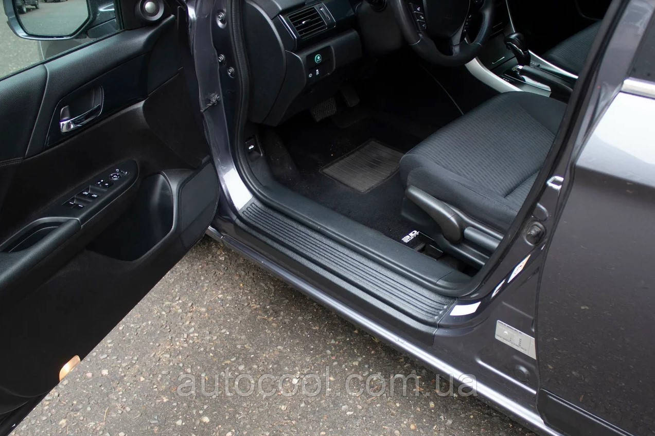 Накладки на внутрішні пороги дверей Honda Accord IX (седан) 2012-2015 р. в., фото 1
