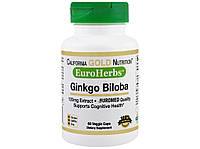 Ginkgo Biloba, California Gold Nutrition, гинкго билоба экстракт 120 мг, 60 капсул