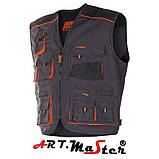 Жилетка робоча, спецодяг роба, спецівка для працівників жилет з кишенями, польша, фото 2