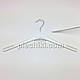 Вішаки плічка для одягу пластикові W-DP42 білого кольору, довжина 420 мм, фото 2