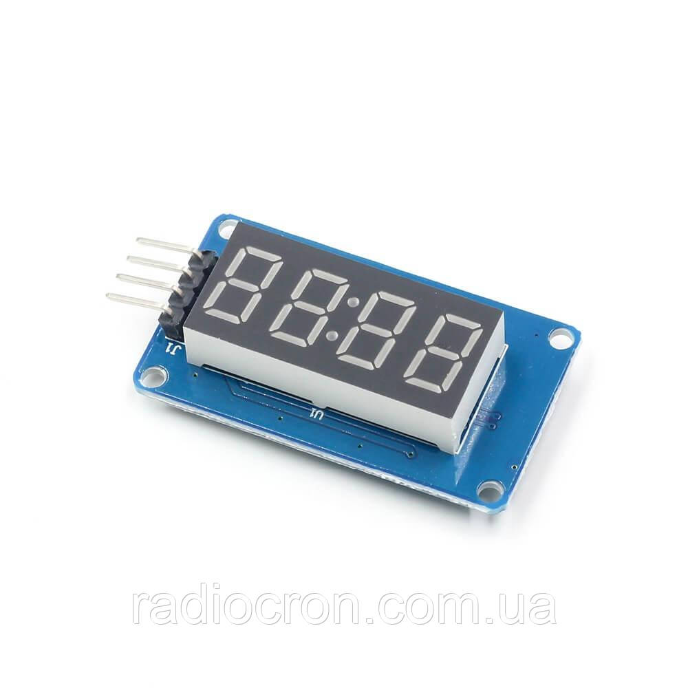 TM1637 7-сегментний 4-х розрядний модуль дисплея 0.36 червоний