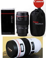 Термо гуртки Canon 100mm об'єктив чорна, біла, 300 мл, 16 х 9 див.